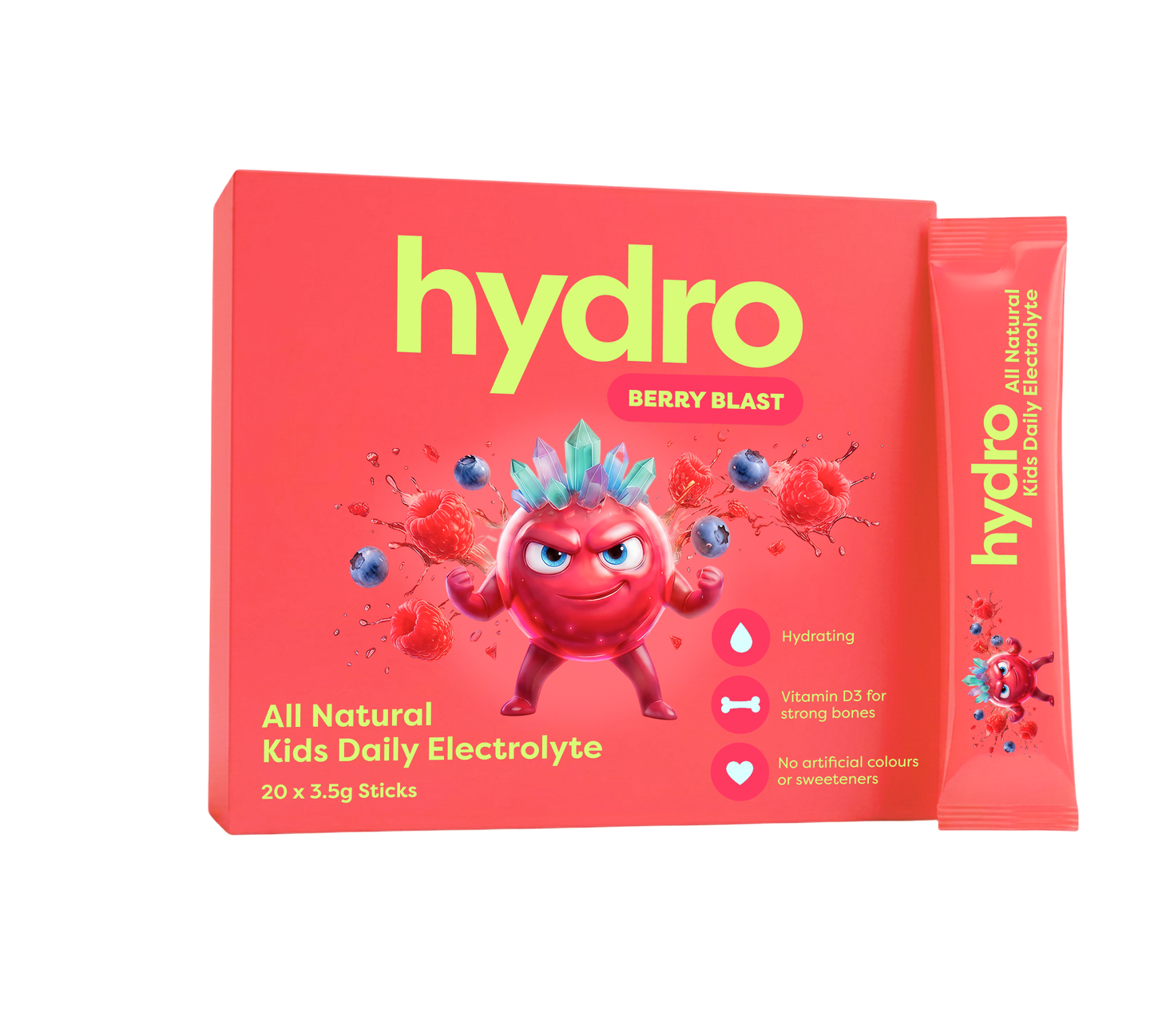 Hydro Kids Electrolytes - Berry Blast (20 Sachets)